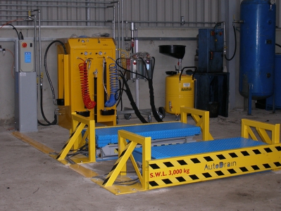 QuickDrain  Compact et pont élévateur LoadLift