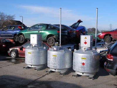 Stockage d’essence, diesel et carburant contaminé