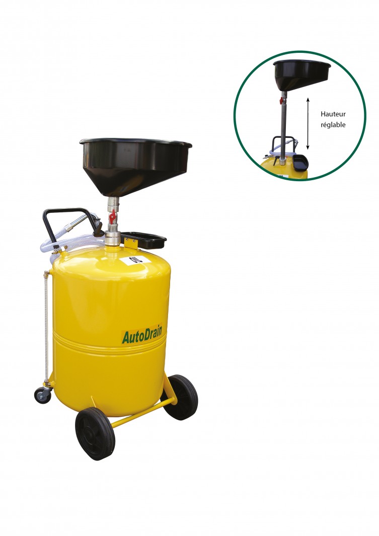 Image of AutoDrain Dispositif mobile pour la récupération d’huile par gravité | Récupération des huiles usagées conforme et à bas prix