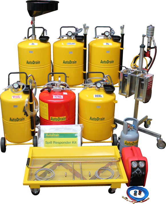 Image of AutoDrain Kit de départ pro avec nettoyeurs | Kit de départ pro avec perforateur de réservoir équipé de nettoyeurs de carburant